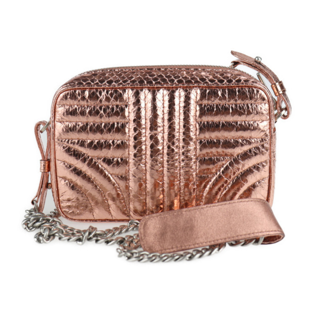 Prada Impunture Python Chain Shoulder Bag Pink - image 3